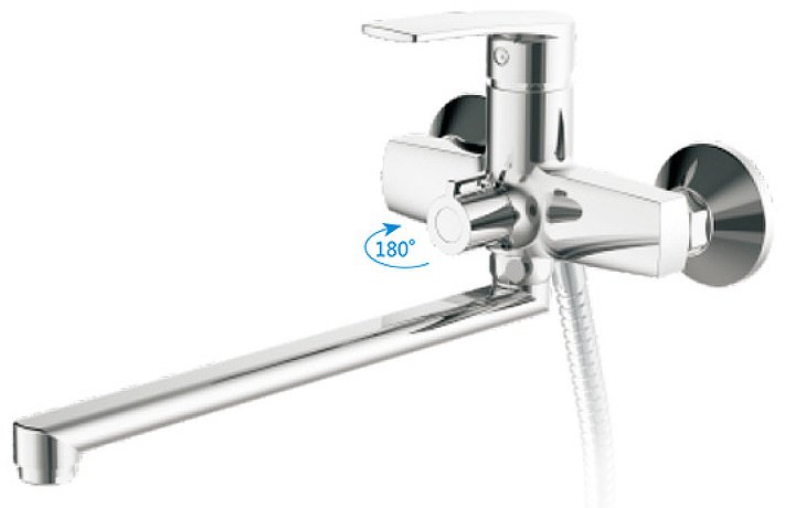 Смеситель для ванны Haiba HB22587, латунь, цвет хром - ForteMarket Смеситель для ванны Haiba HB22587, латунь, цвет хром купить,28000