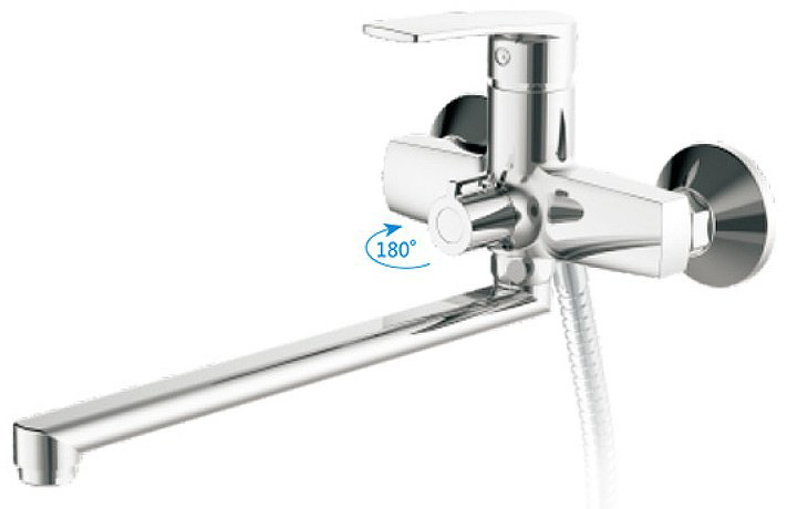 Смеситель для ванны Haiba HB22587, латунь, цвет хром - ForteMarket Смеситель для ванны Haiba HB22587, латунь, цвет хром купить,28000