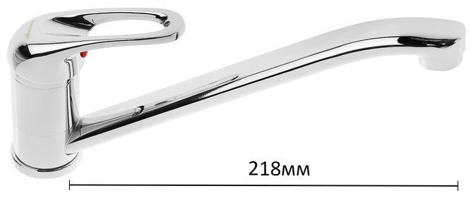 Смеситель для кухни (мойки) Accoona A5160, поворотно-нажимной купить,NaN