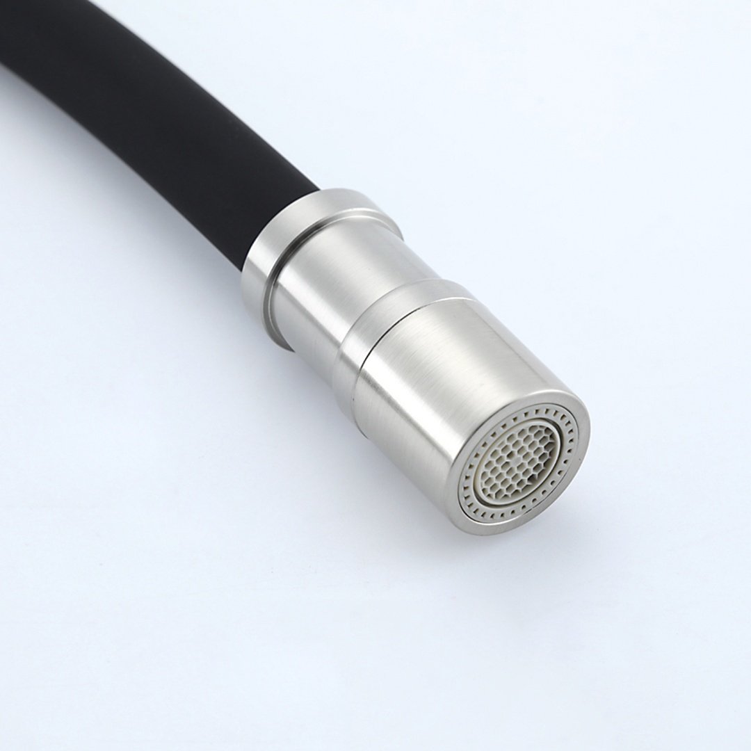Смеситель с гибким изливом Gappo G4098-5, латунь, цвет сатин