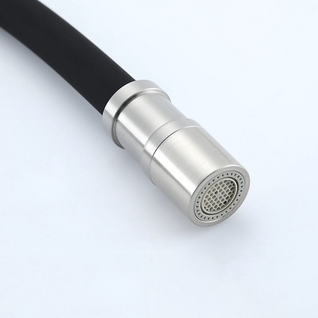Смеситель с гибким изливом Gappo G4098-5, латунь, цвет сатин купить,81500