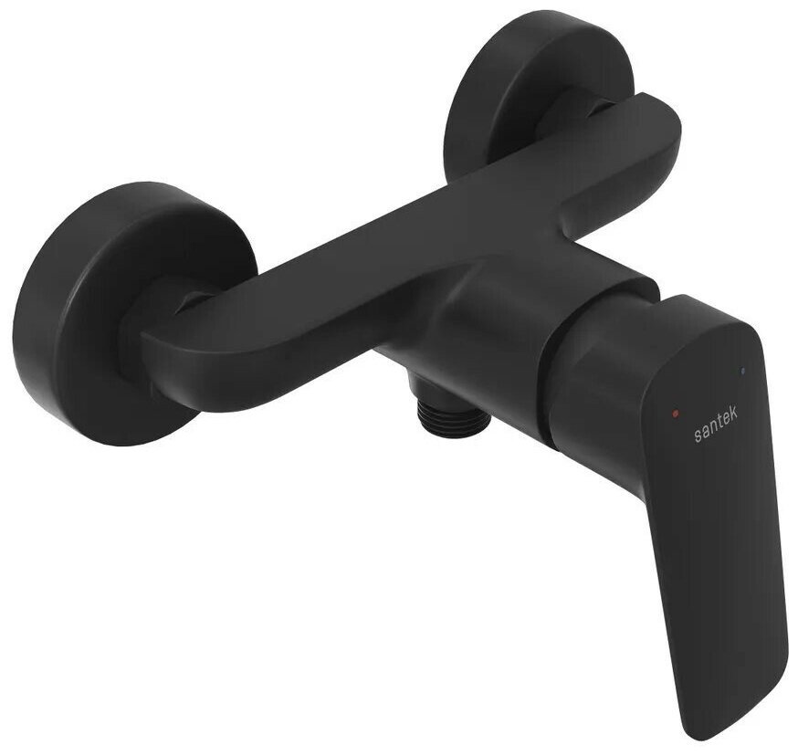 Смеситель для ванны Santek WH5A20009N001, латунь, цвет черный - ForteMarket Смеситель для ванны Santek WH5A20009N001, латунь, цвет черный купить,58700