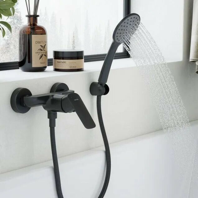 Смеситель для ванны Santek WH5A20009N001, латунь, цвет черный - ForteMarket Смеситель для ванны Santek WH5A20009N001, латунь, цвет черный купить,58700