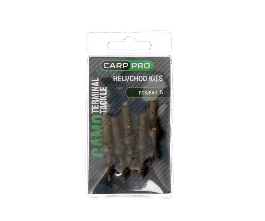 Набор для оснастки Carp Pro Heli+Chod Kits Camo 5 шт купить,NaN