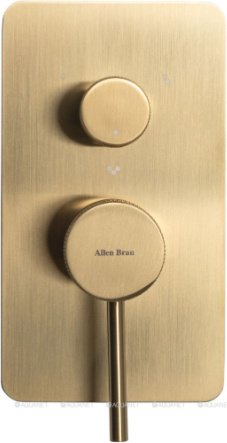 Смеситель для ванны ALLEN BRAU 5.31A11-GB PRIORITY X3, латунь, цвет золотистый