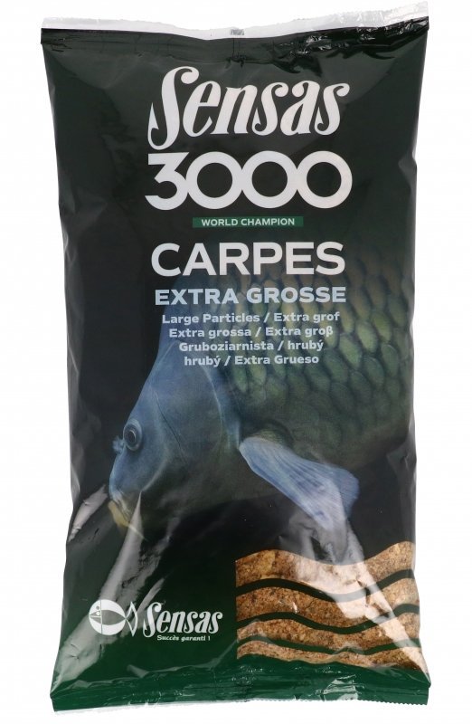 Прикормка Sensas 3000 Carp Extra Grosse 1000гр купить,NaN