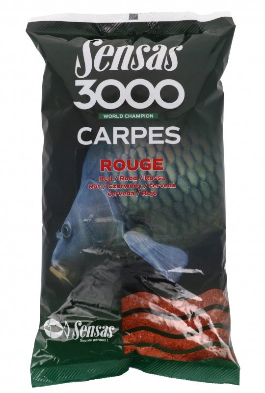 Прикормка Sensas 3000 Carp Rouge 1000гр купить,NaN