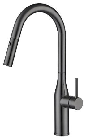 Смеситель для кухни Gappo G4398-41, латунь, цвет графит купить,NaN