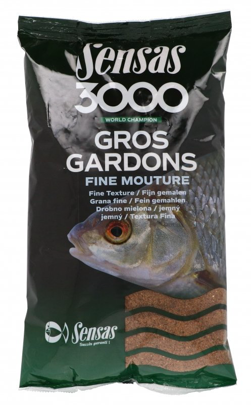 Прикормка Sensas 3000 Gros Gardons Fine Mouture 1000гр купить,NaN