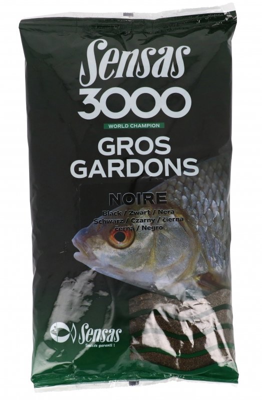 Прикормка Sensas 3000 Gros Gardons Noir 00232 1000гр купить,NaN