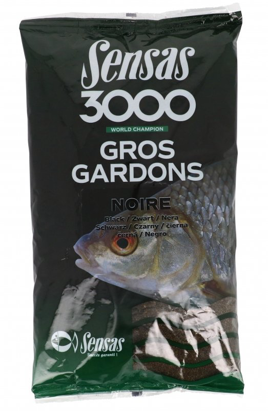 Прикормка Sensas 3000 Gros Gardons Noir 00232 1000гр купить,NaN