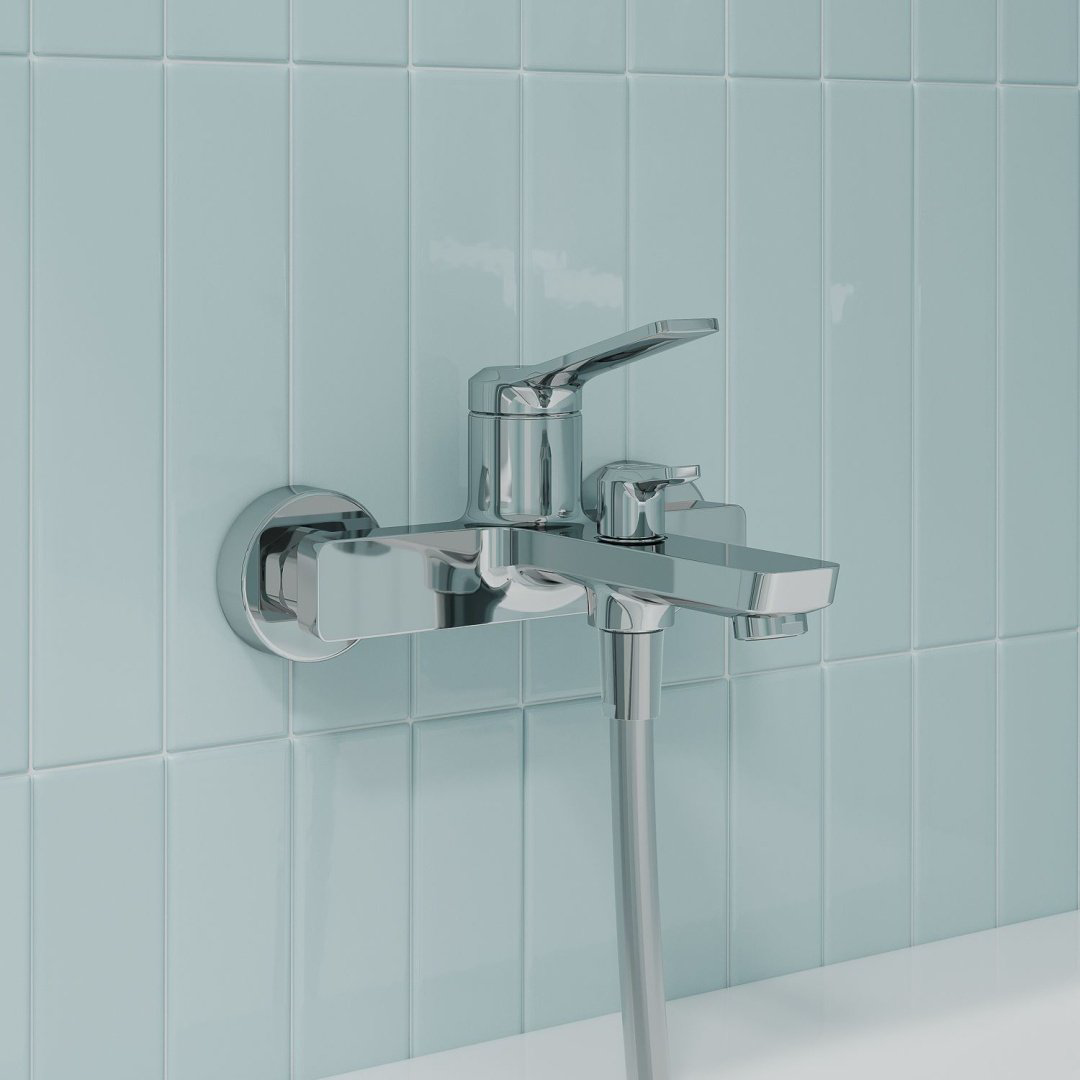 Смеситель для ванны IDDIS PARSB02i02WA, латунь, цвет серебряный купить,71500