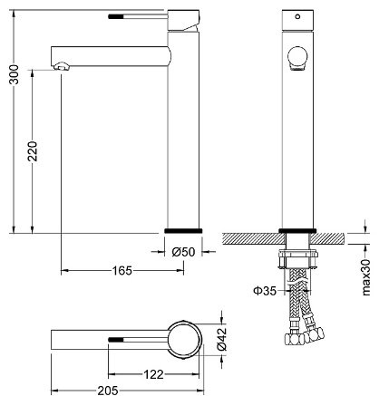 Смеситель для раковины (умывальника) Timo 2311/00F, однозахватный купить,NaN