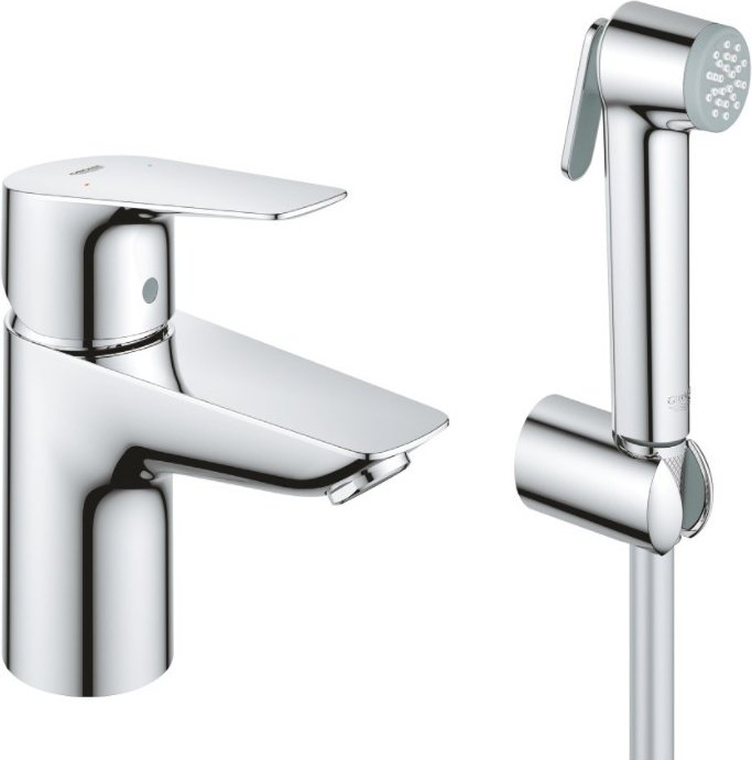 Смеситель для раковины (умывальника) Grohe BauEdge 23757001, однозахватный купить,NaN