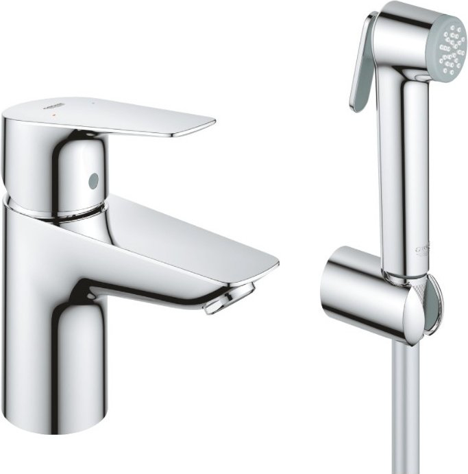 Смеситель для раковины (умывальника) Grohe BauEdge 23757001, однозахватный купить,NaN