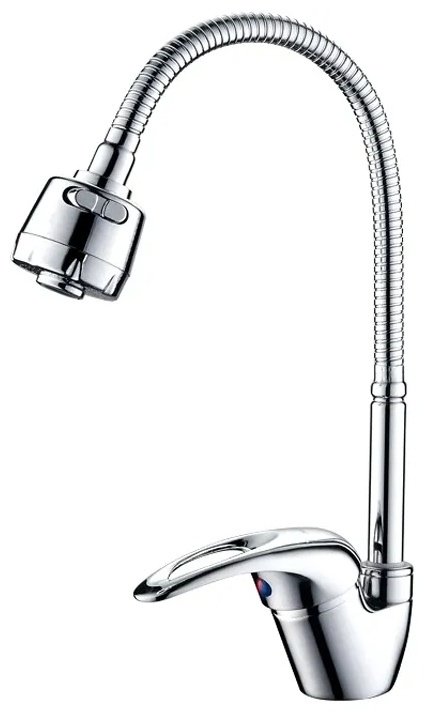 Смеситель с гибким изливом LEDEME L4302B, цинк, цвет хром - ForteMarket Смеситель с гибким изливом LEDEME L4302B, цинк, цвет хром купить,16800