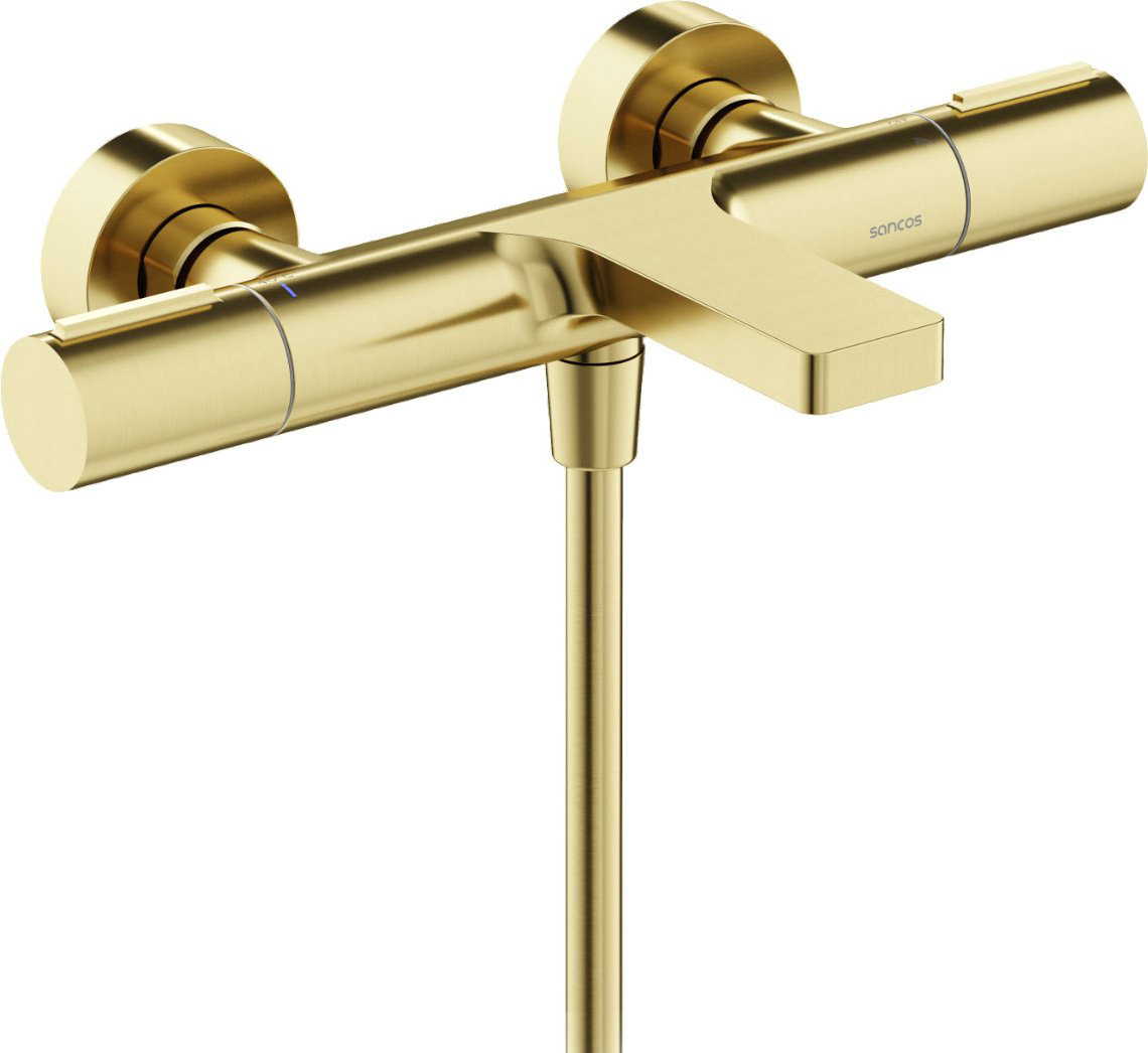Смеситель для ванны Sancos SC9006BG, латунь, цвет золотистый - ForteMarket Смеситель для ванны Sancos SC9006BG, латунь, цвет золотистый купить,452000