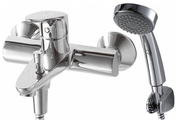 Смеситель для ванны с душем BRAVAT F64898C-B BRAVAT Drop, однозахватный купить,70700