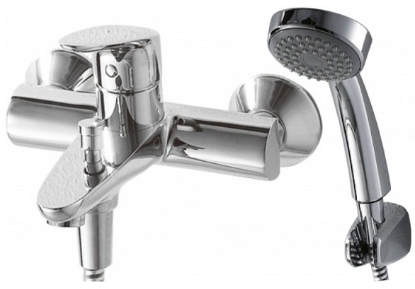 Смеситель для ванны с душем BRAVAT F64898C-B BRAVAT Drop, однозахватный купить,70700