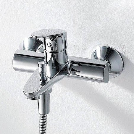 Смеситель для ванны с душем BRAVAT F64898C-B BRAVAT Drop, однозахватный купить,70700