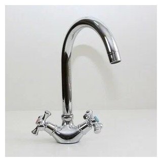 Смеситель для кухни (мойки) Mixline ML10-032, двухзахватный купить,23100