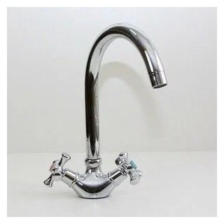 Смеситель для кухни (мойки) Mixline ML10-032, двухзахватный купить,23100