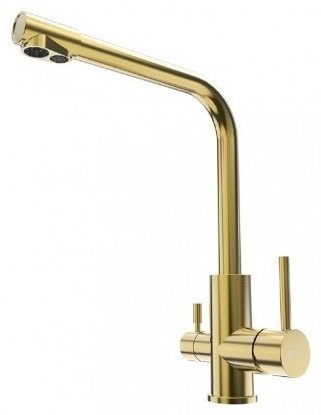 Смеситель для кухни (мойки) Lemark Expert LM5061G, двухзахватный купить,126350