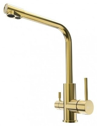 Смеситель для кухни (мойки) Lemark Expert LM5061G, двухзахватный купить,126350