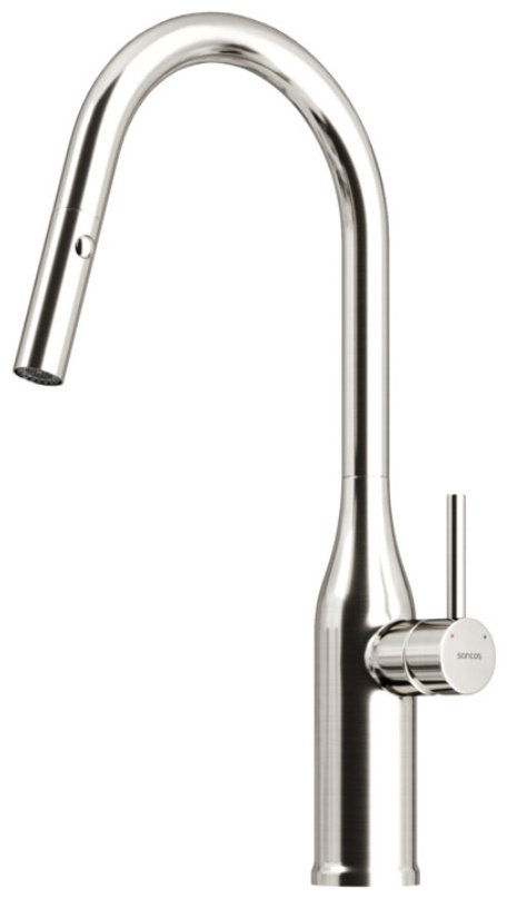 Смеситель для кухни Sancos SC4002BNG, латунь, цвет хром купить,164500