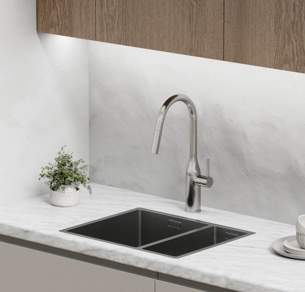 Смеситель для кухни Sancos SC4002BNG, латунь, цвет хром
