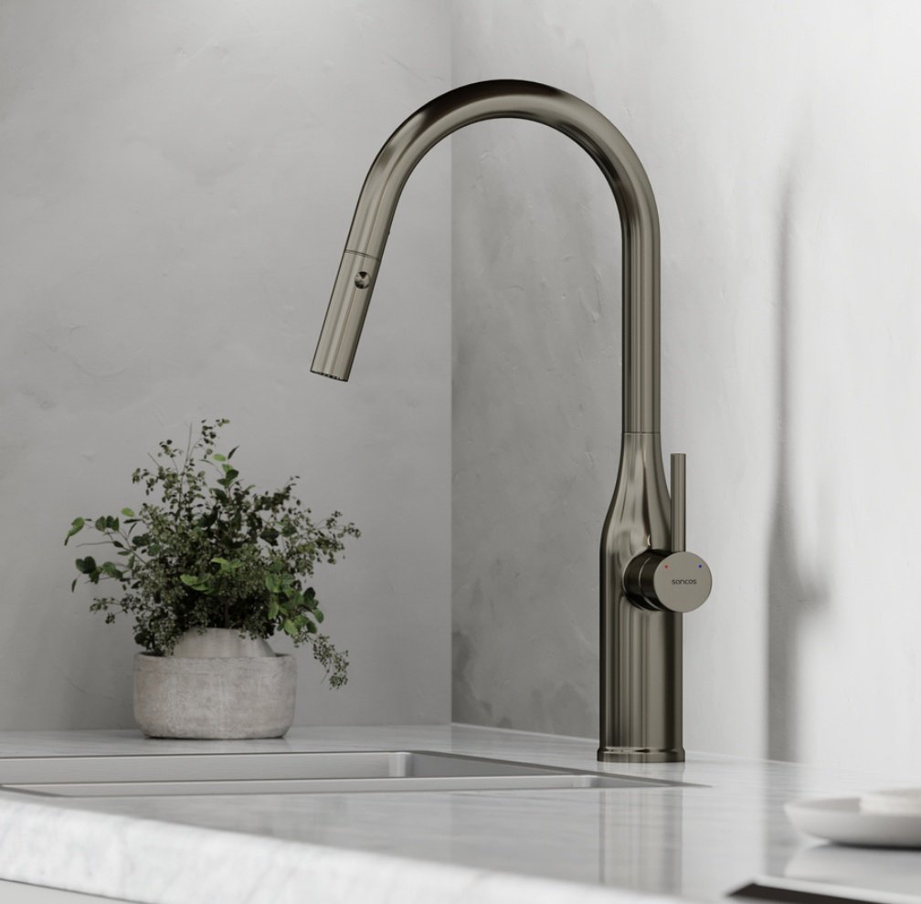 Смеситель для кухни (мойки) Sancos Grand SC4002GG, однозахватный купить,179500