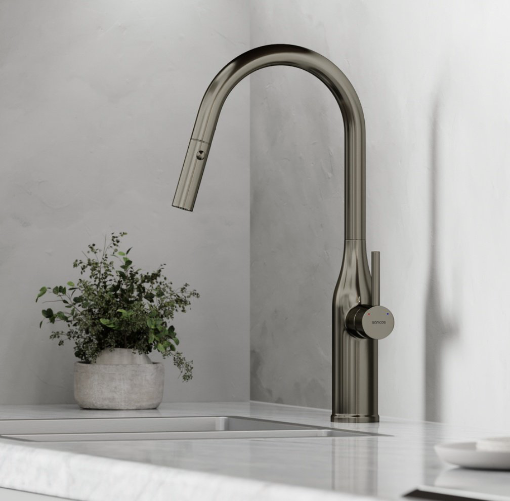 Смеситель для кухни (мойки) Sancos Grand SC4002GG, однозахватный купить,179500