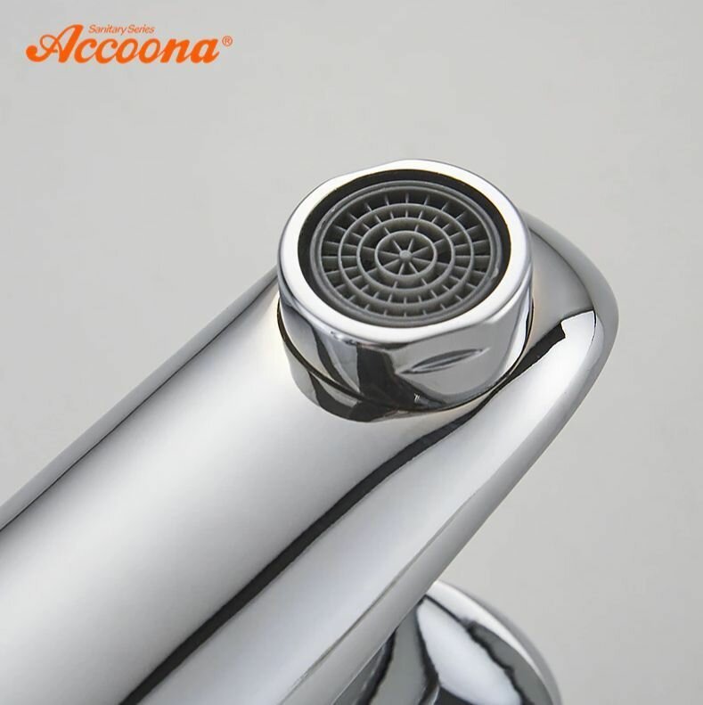 Смеситель для раковины (умывальника) Accoona 9668A, однозахватный купить,NaN