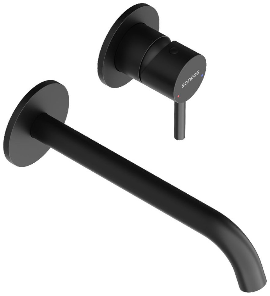 Смеситель Sancos SC9004MB, латунь, цвет черный