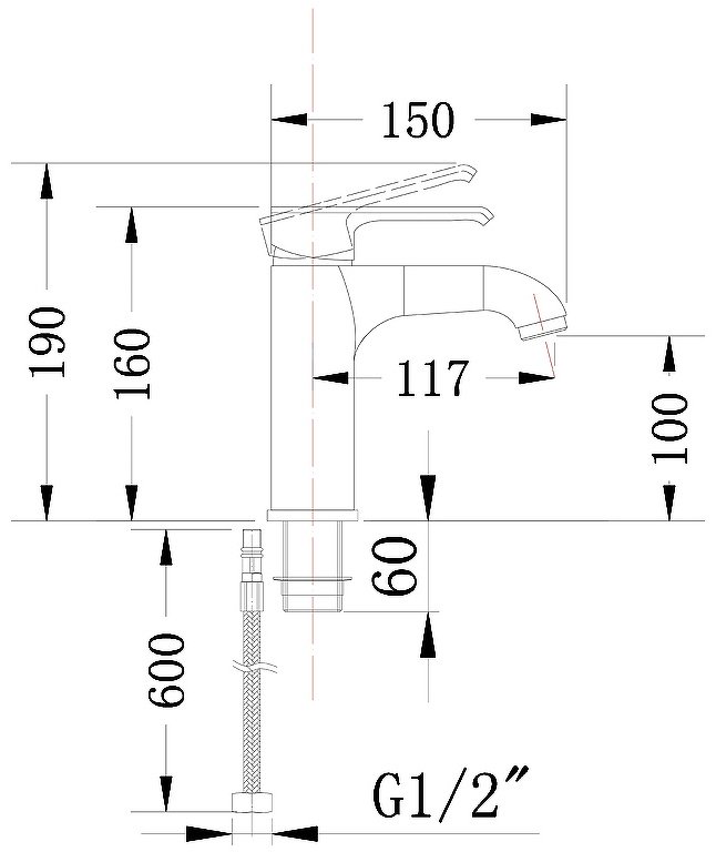 Комплект смесителей Boch Mann BM10430, латунь, цвет черный купить,NaN