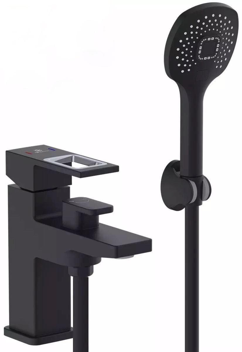 Смеситель для ванны Diadonna D273-14BL, латунь, цвет черный