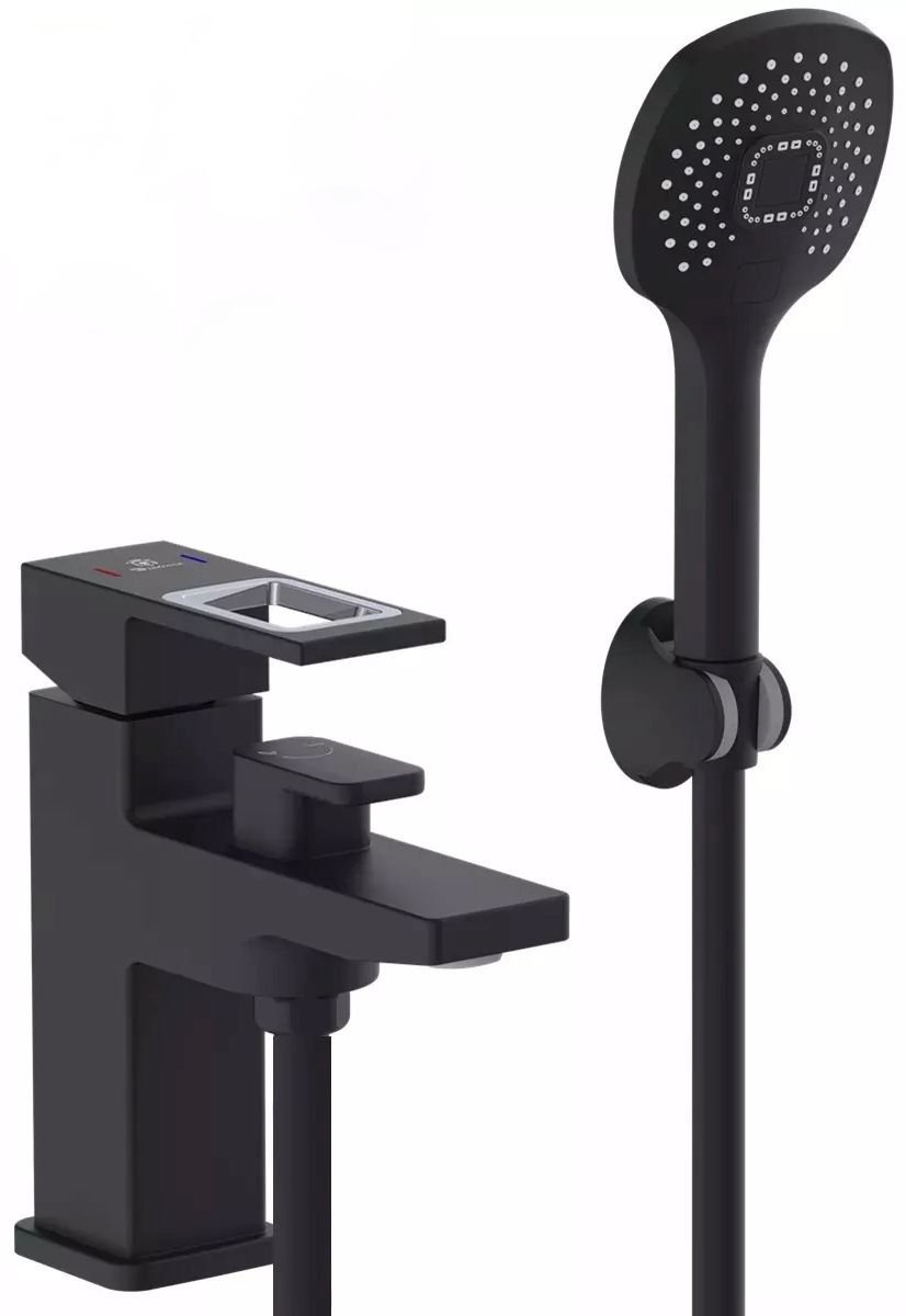 Смеситель для ванны Diadonna D273-14BL, латунь, цвет черный