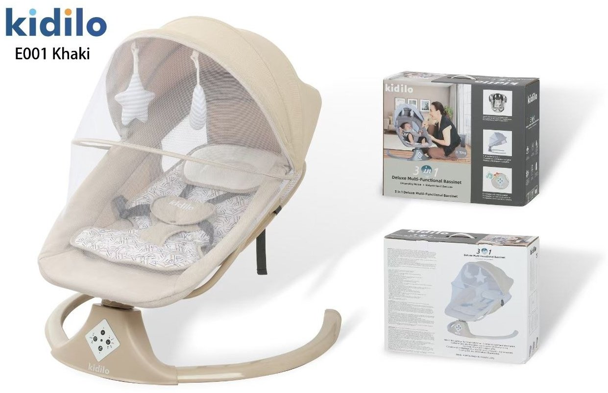 Шезлонг Kidilo E001 бежевый