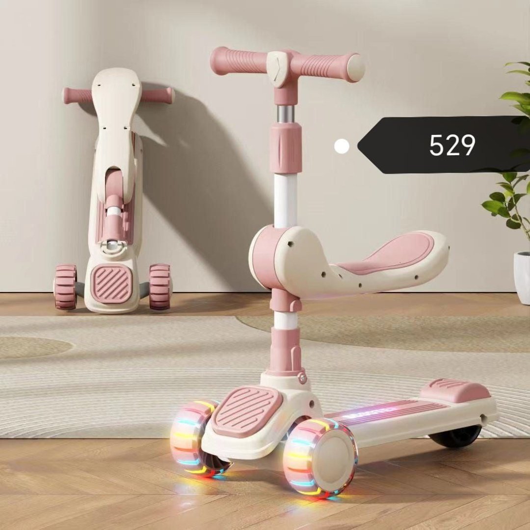 Самокат НЕТ розовый