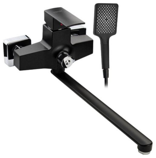 Смеситель для ванны BRIMIX 5564, ABS пластик, цвет черный купить,36800