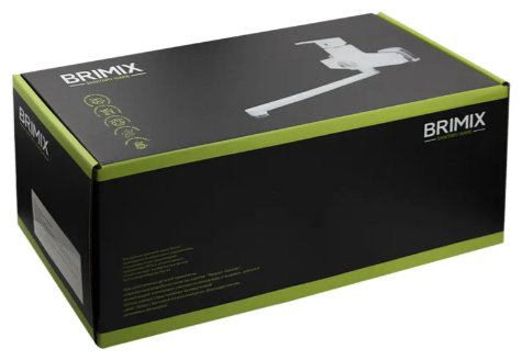Смеситель для ванны BRIMIX 5564, ABS пластик, цвет черный купить,36800