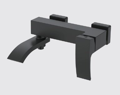 Смеситель для ванны Gappo G3207-6, латунь, цвет черный купить,NaN