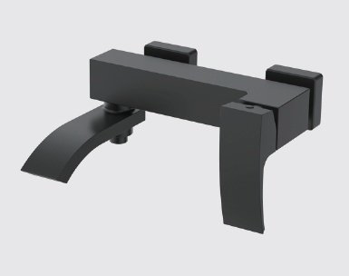 Смеситель для ванны Gappo G3207-6, латунь, цвет черный купить,NaN