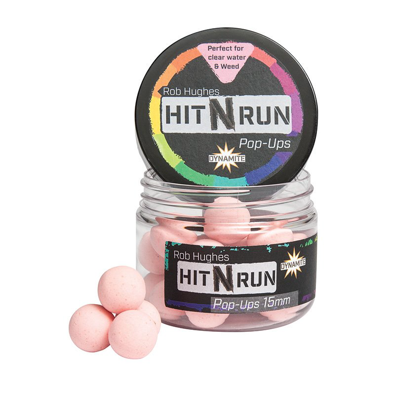 Бойлы Dynamite Baits Hit n Run Pop-Up Pastel 15мм розовые купить,NaN
