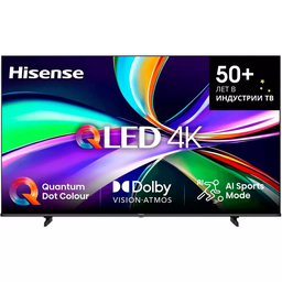 Телевизор 43" (108 см) Hisense 43E7Q QLED 4K UHD Black