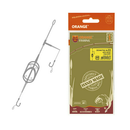 Оснастка карповая Orange #33 Arc Flat Metod Leadcore 40 гр
