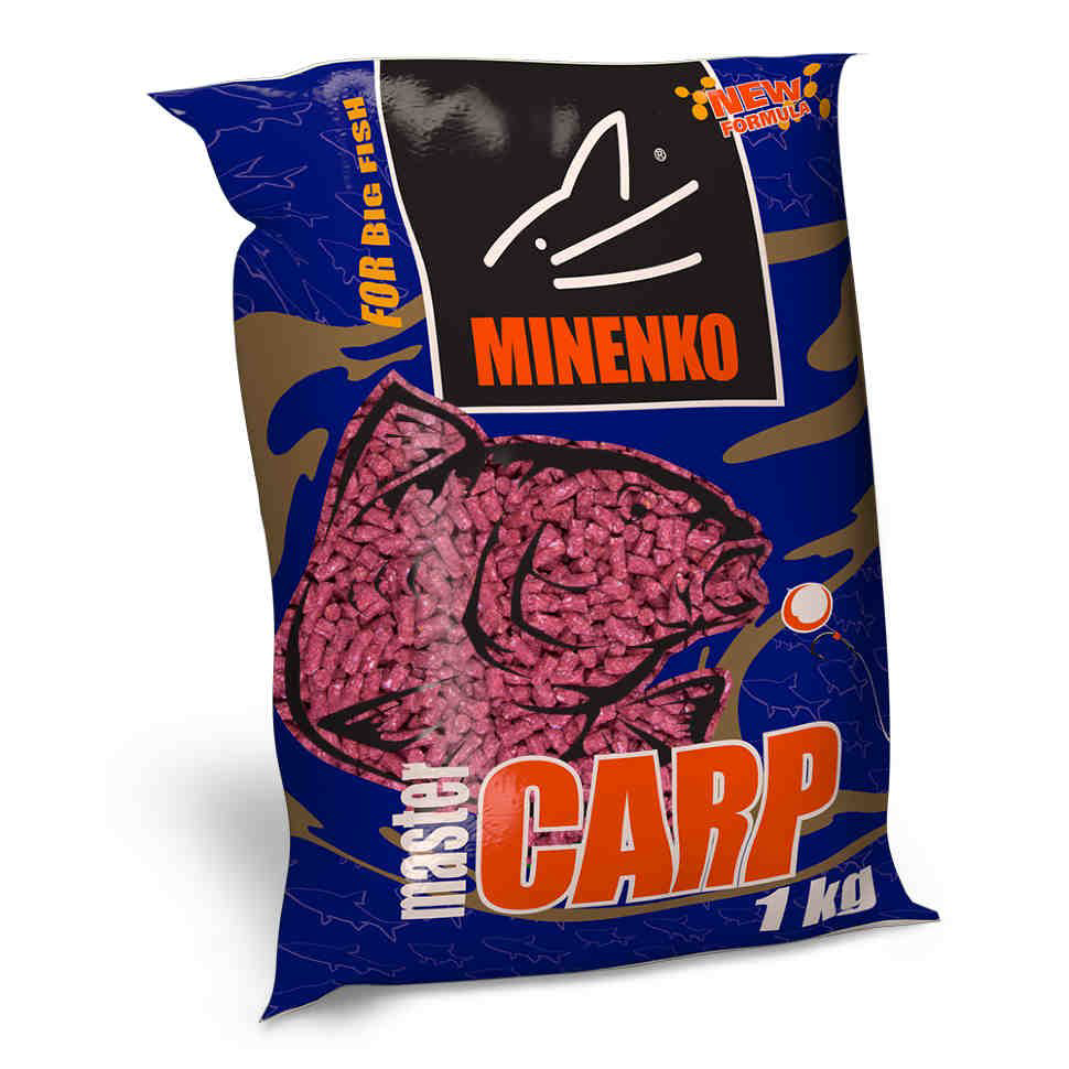 Прикормка Minenko Master Carp Клубника 4112 5 мм 1000 гр