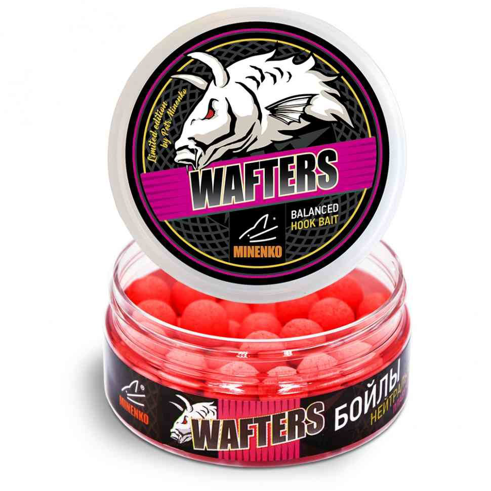 Бойлы Minenko Wafters Strawberry 12мм 70гр купить,NaN