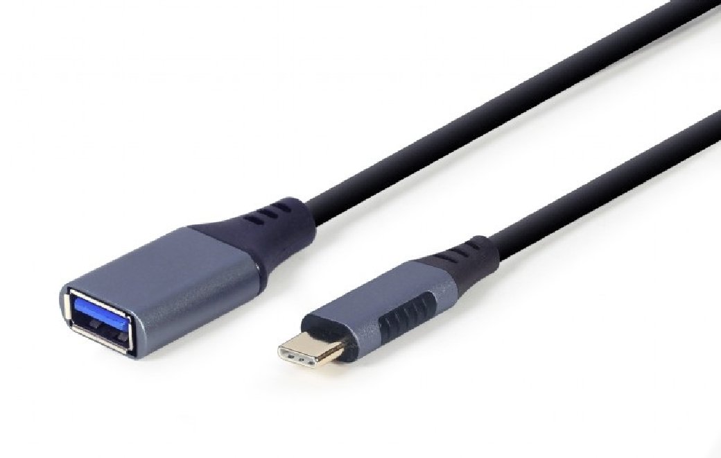 Конвертер Cablexpert USB-C на USB 3.0 OTG AF adapter A-USB3C-OTGAF-01 Space Grey 