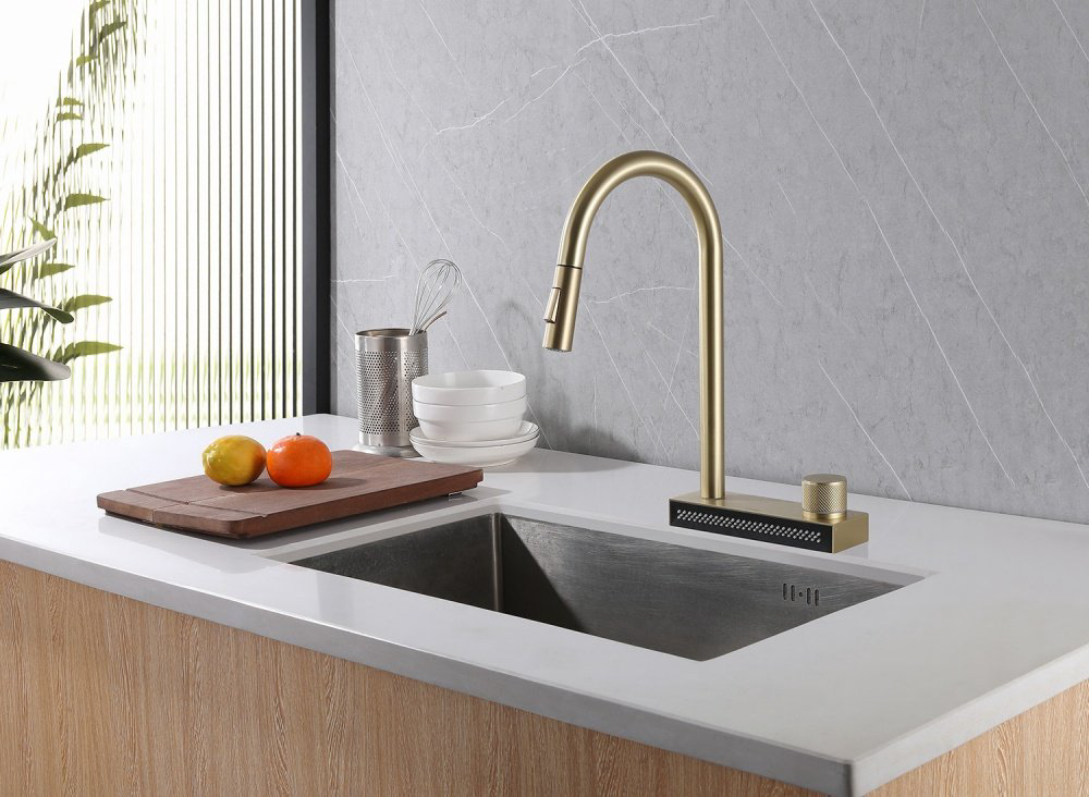 Смеситель для кухни (мойки) Abber Wasser Kreis AF8114G, однозахватный купить,415520